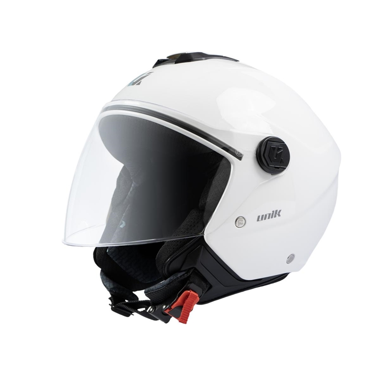 CASCO MOTO UNIK JET VERTEX DV. GAFAS BLANCO M(57-58)